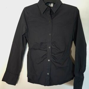 Dark Gray Button-Up Shirt
